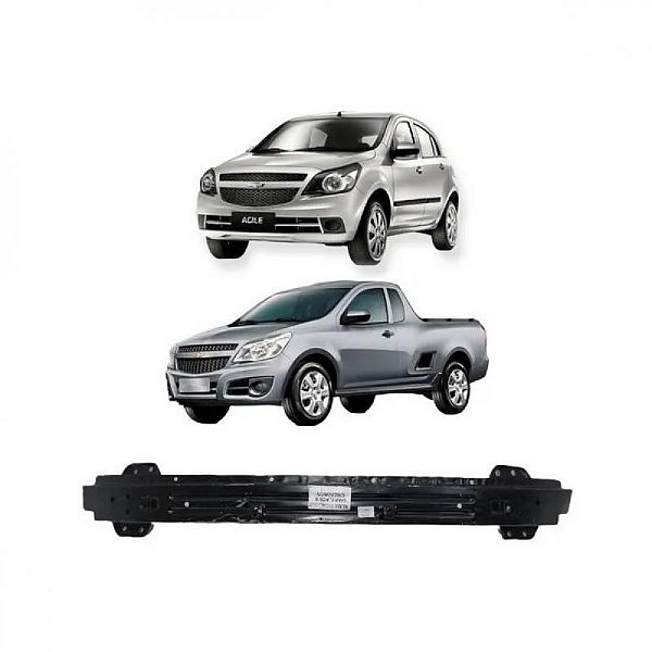 Alma de para choque agile chevrolet de 2009 a 2014 e montana chevrolet de 2011 a 2021 dianteira