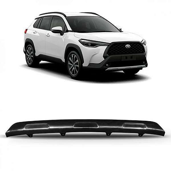 Moldura de para choque corolla cross toyota de 2021 a 2025 dianteira inferior