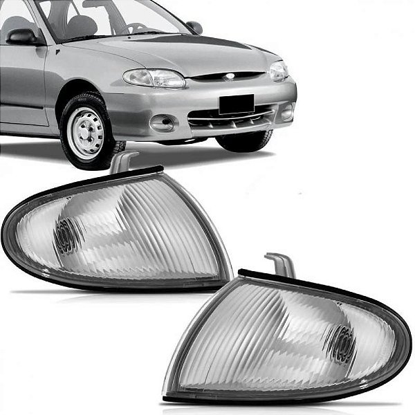Lanterna accent hyundai de 1998 a 1999 dianteira lado esquerdo