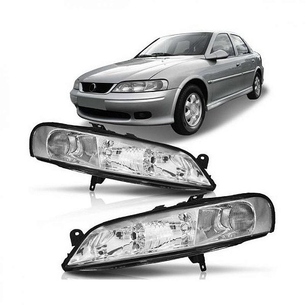 Farol vectra chevrolet de 2000 a 2005 lado esquerdo cromado