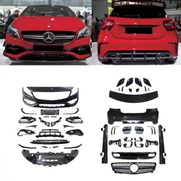 Conjunto de carroceria a200 mercedes benz de 2013 a 2018 hatchback para a45 AMG