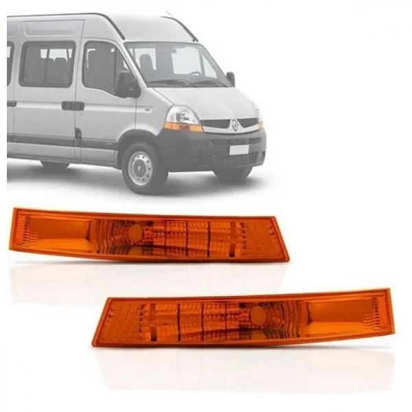 Lanterna master renault de 2009 a 2012 dianteira lado esquerdo âmbar