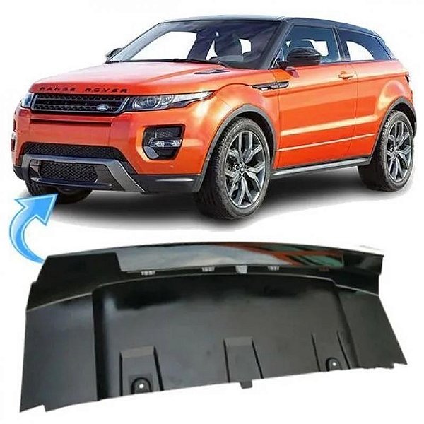 Acabamento de para choque evoque land rover de 2012 a 2014 dianteiro inferior preto dynamic