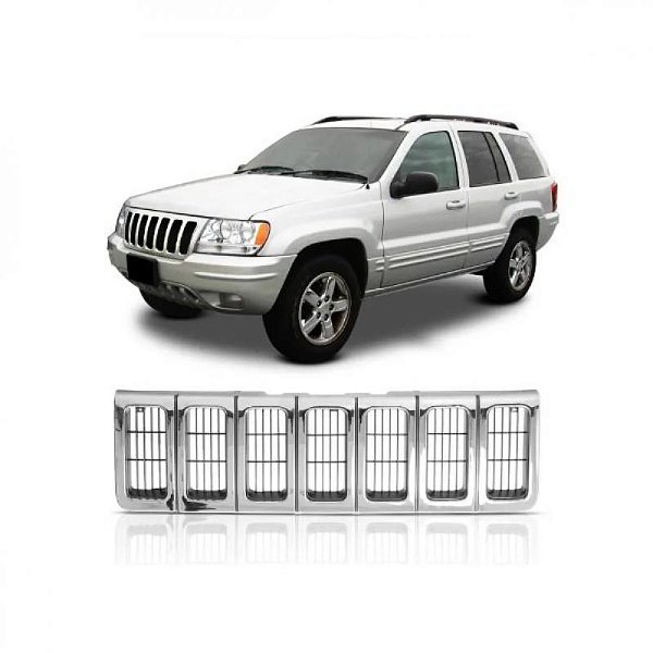 Grade do radiador grand cherokee jeep de 1996 a 1998 cromada