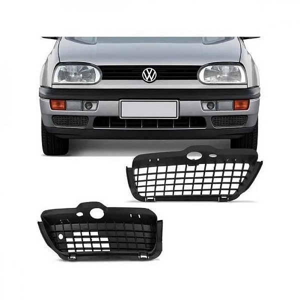Grade do para choque golf volkswagen de 1995 a 1998 dianteira lado esquerdo alemão