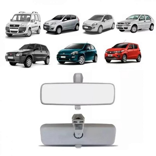 Retrovisor palio mobi punto e uno fiat de 2004 a 2016 interno