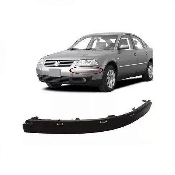 Moldura para choque passat volkswagen de 1997 a 2000 dianteira inferior lado esquerdo