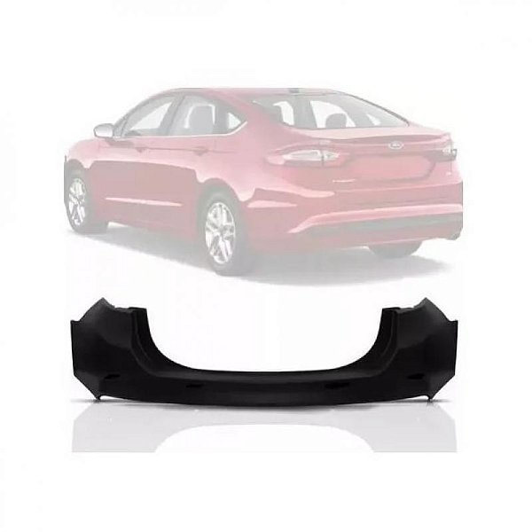 Para choque fusion ford de 2013 a 2019 traseiro em primer sem furo para sensor