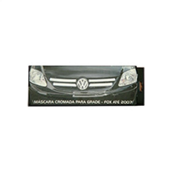 Máscara da grade do radiador fox volkswagen de 2004 a 2009 cromada