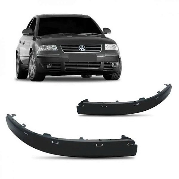 Moldura inferior para choque passat volkswagen de 2001 a 2005 dianteira lado direito