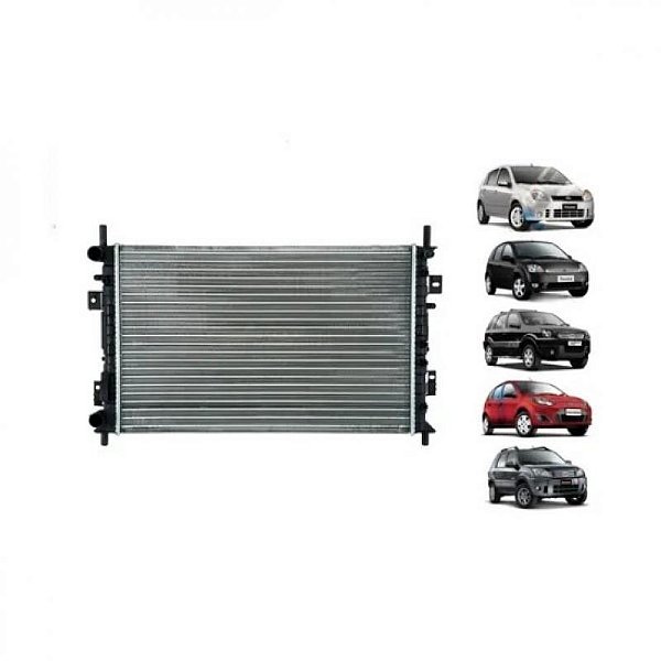 Radiador ecosport ford de 2003 a 2012 e fiesta ford de 2003 a 2014 para câmbio manual