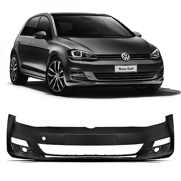 Para choque golf volkswagen de 2014 a 2017 dianteiro TSI e highline sem furo para sensor e sem furo para esguicho