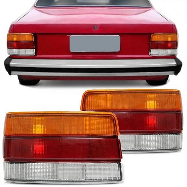 Lanterna chevette chevrolet de 1987 a 1996 traseira lado esquerdo tricolor