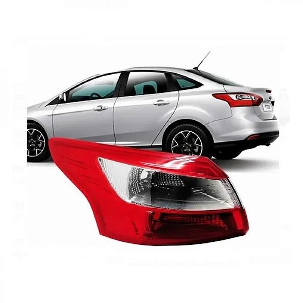 Lanterna focus ford de 2014 a 2015 traseira de canto lado esquerdo sedã