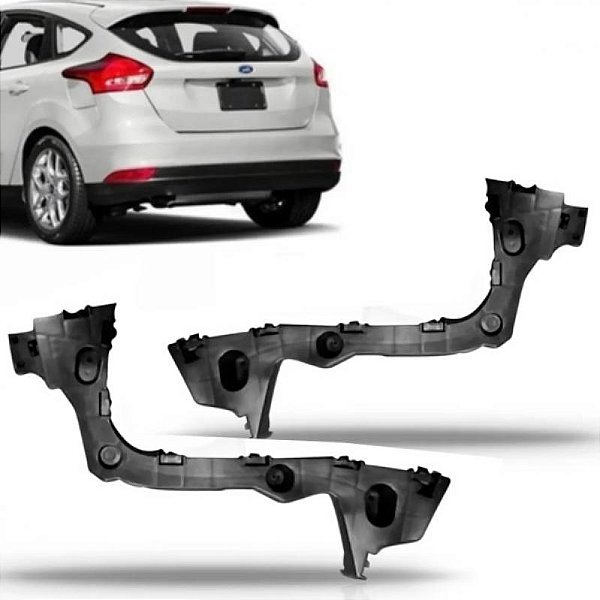 Suporte guia do para choque focus ford de 2016 a 2019 traseiro lado esquerdo hatch