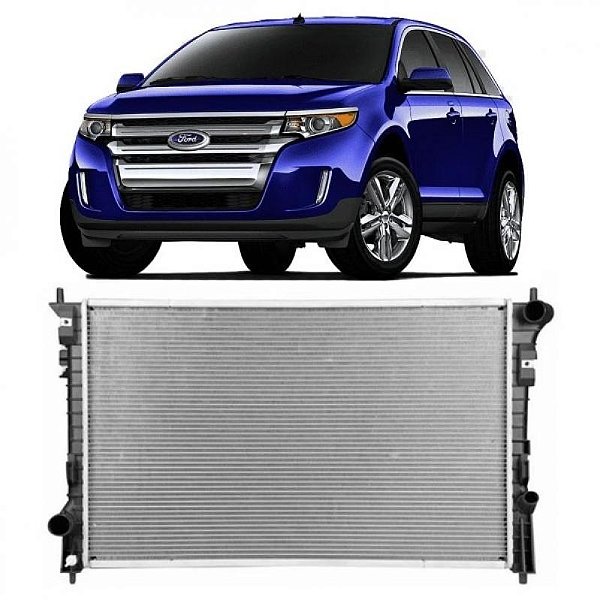 Radiador edge ford de 2007 a 2018 para câmbio automático