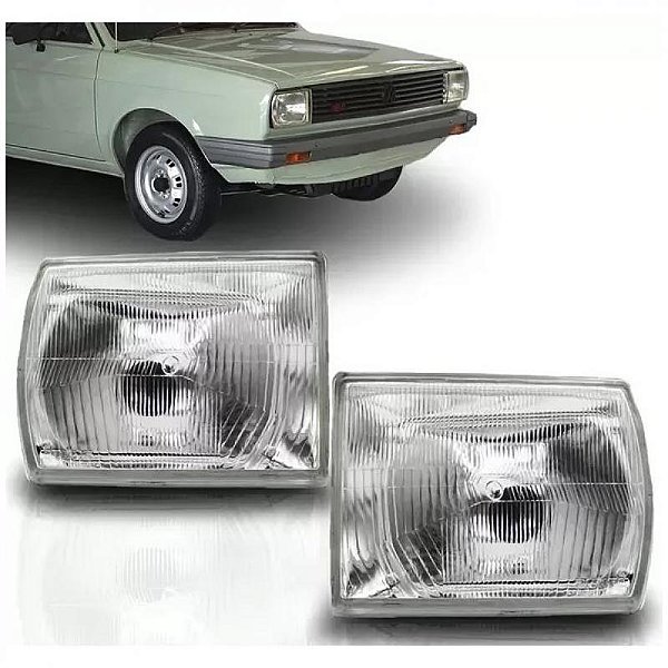 Farol gol e saveiro volkswagen de 1980 a 1986 lado direito com entrada de ar