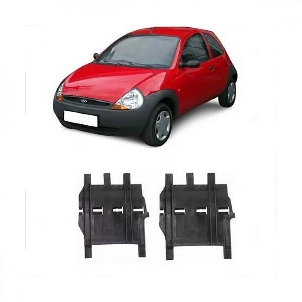 Suporte guia de para choque ka ford de 1996 a 2001 dianteiro esquerdo