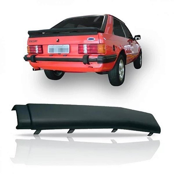 Almofada de para choque escort ford de 1984 a 1986 traseira