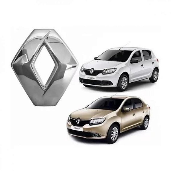 Emblema da grade do radiador sandero e logan renault de 2014 a 2019