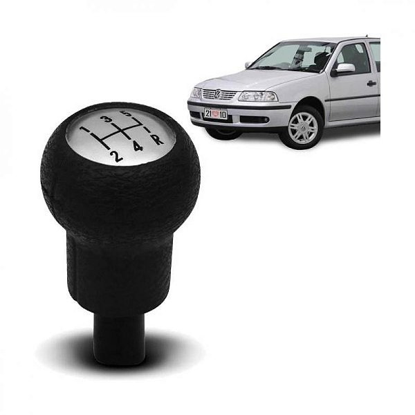 Bola de câmbio gol parati saveiro volkswagen de 1999 a 2008 com lente prata terceira e quarta gerações