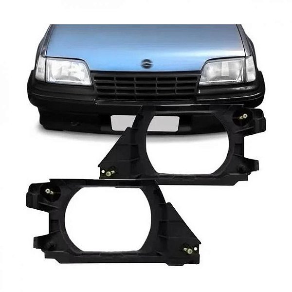 Carcaça do farol kadett e ipanema chevrolet de 1989 a 1998 lado esquerdo com parafuso