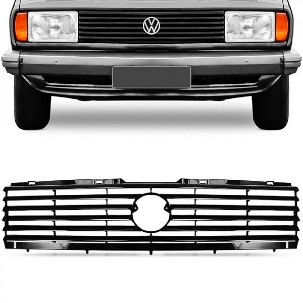 Grade do radiador parati e voyage volkswagen de 1987 a 1990 preta