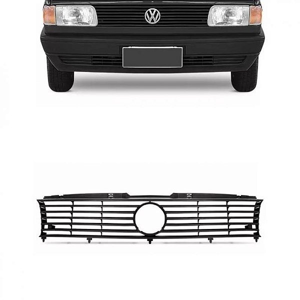 Grade do radiador gol volkswagen de 1991 a 1996 cinza escuro