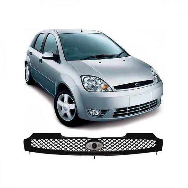 Grade do radiador fiesta ford de 2003 a 2007 preta