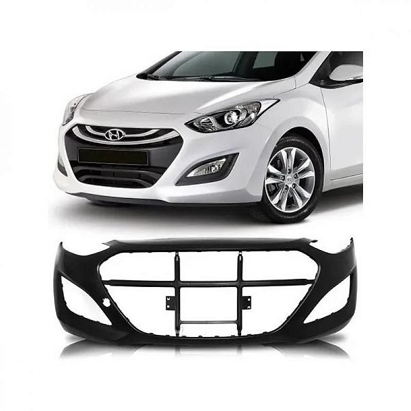 Para choque i30 hyundai de 2013 a 2016 dianteiro preto