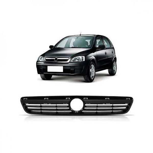 Grade do radiador corsa e montana chevrolet de 2008 a 2012 para corsa e de 2008 a 2010 para montana cinza