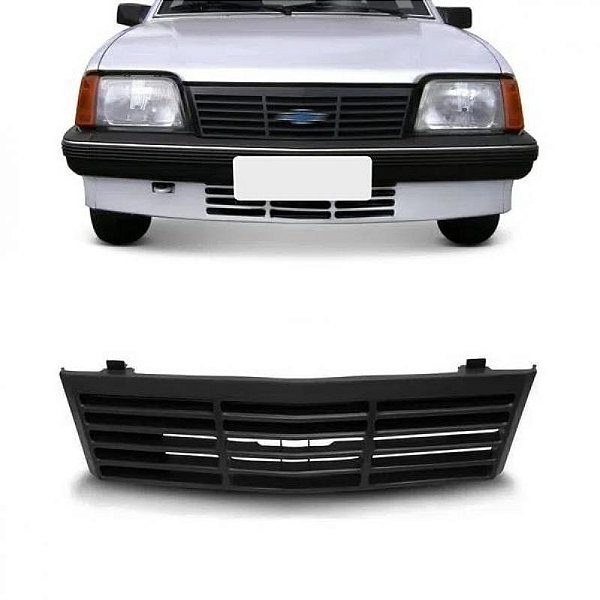 Grade do radiador monza chevrolet de 1982 a 1987 preto