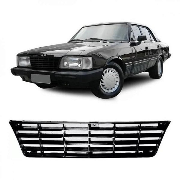 Grade do radiador opala chevrolet de 1987 a 1990 preta