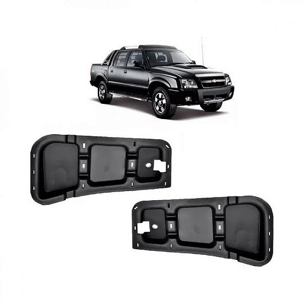 Suporte guia para para choque s10 chevrolet de 2001 a 2011 dianteiro lado direito