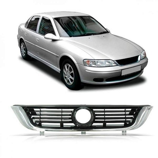 Grade do radiador vectra chevrolet de 1997 a 2005 cromada