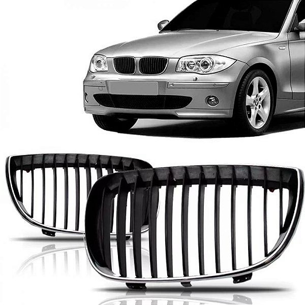 Grade do radiador série 1 bmw de 2004 a 2007 lado direito