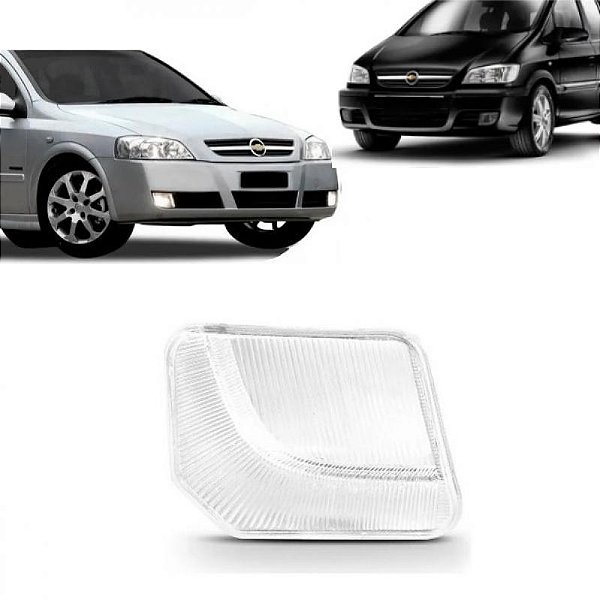 Lente do farol auxiliar astra chevrolet de 2003 a 2012 e zafira chevrolet de 2004 a 2011 lado direito