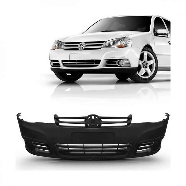 Para choque golf volkswagen de 2008 a 2012 dianteiro sem furo para farol auxiliar