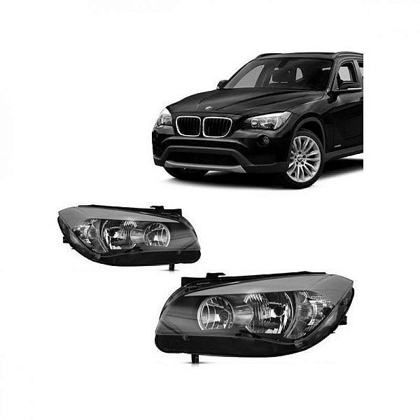 Farol x1 bmw de 2009 a 2013 lado esquerdo elétrico com motor