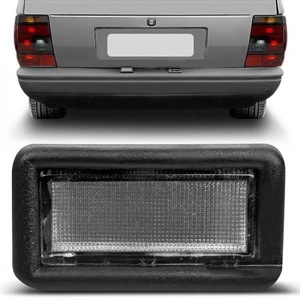Lanterna de placa premio fiat de 1983 a 1996 e elba fiat