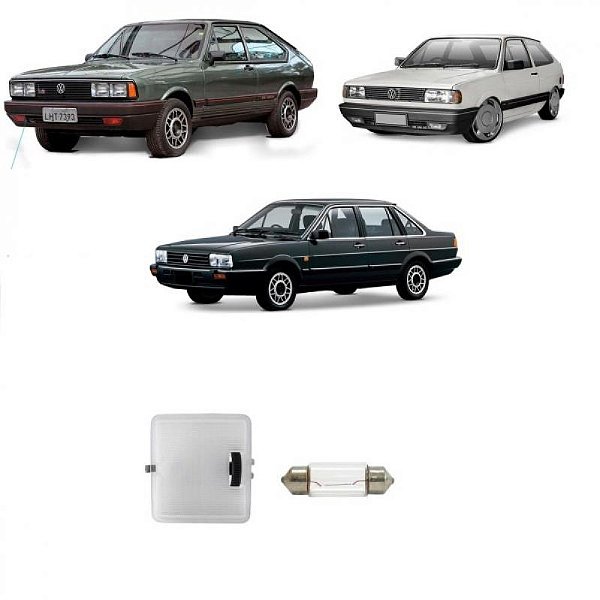 Lanterna gol voyage santana volkswagen de 1987 a 1996 teto