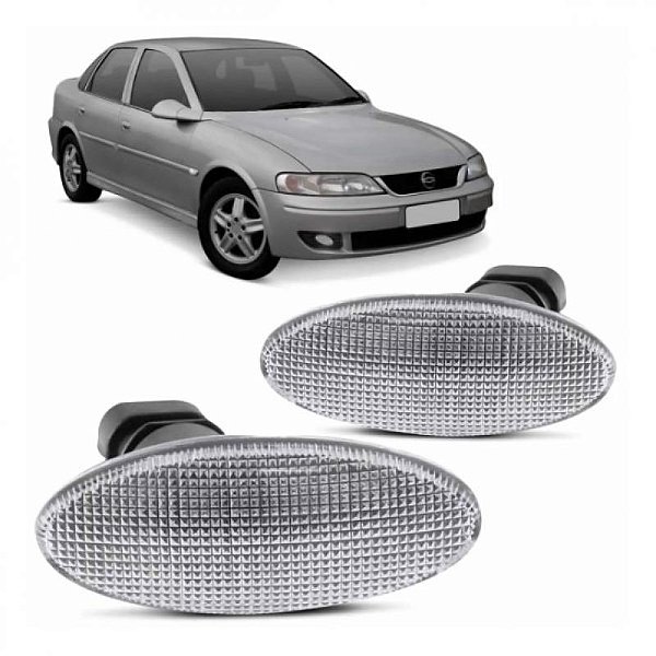 Lanterna vectra chevrolet de 1997 a 2005 lateral cristal