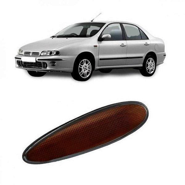 Lanterna marea e brava fiat de 1998 a 2007 lateral âmbar