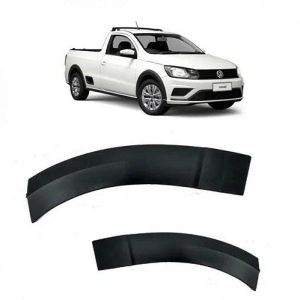 Moldura inferior do para choque saveiro volkswagen de 2017 a 2023 dianteira lado esquerdo geração 7 robust