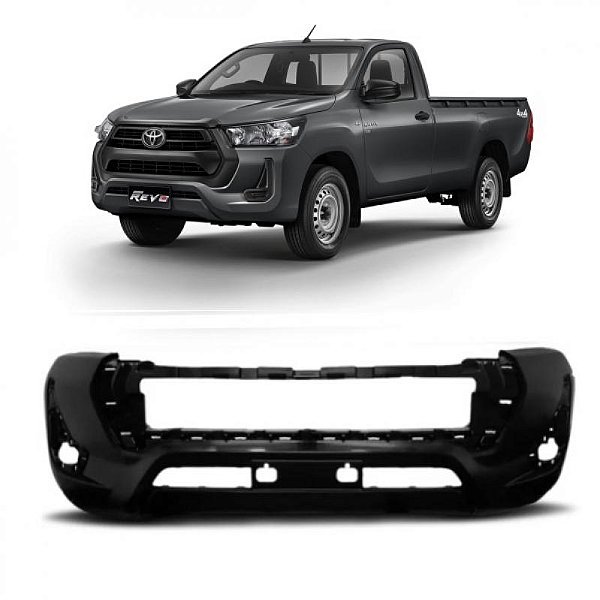 Para choque hilux toyota de 2021 a 2025 dianteiro picape cabine simples