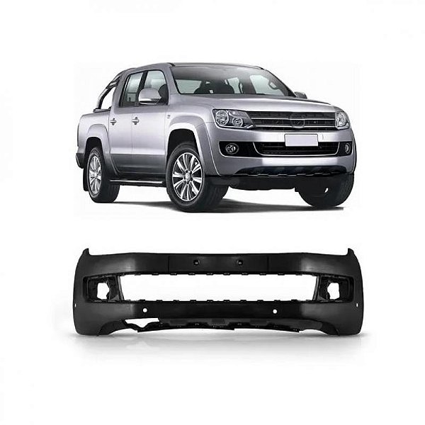 Para choque amarok volkswagen de 2013 a 2016 dianteiro sem grade do radiador sem furo para sensor