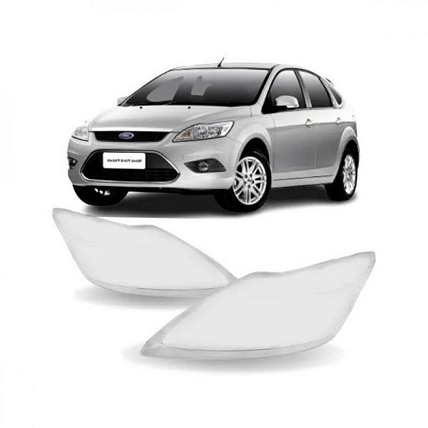 Lente do farol focus ford de 2009 a 2013 lado direito
