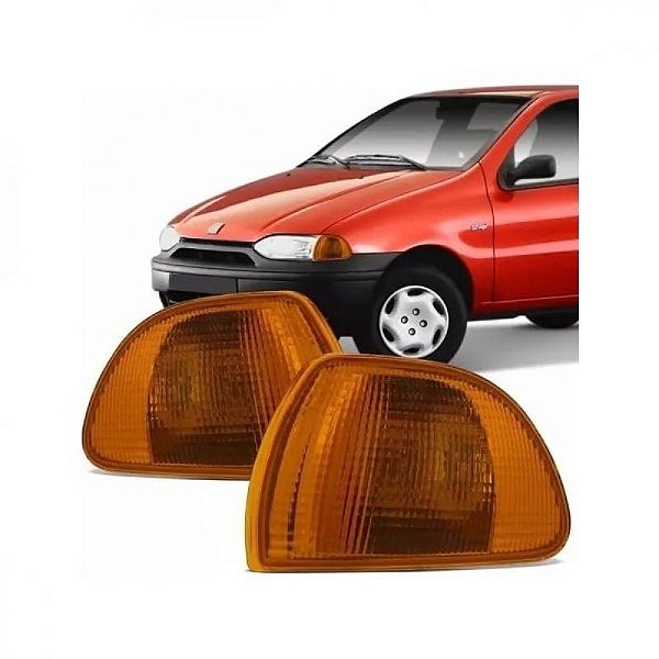 Lanterna palio fiat de 1996 a 2000 lado esquerdo dianteira âmbar