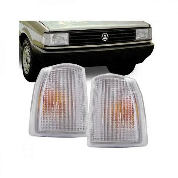 Lanterna gol volkswagen de 1987 a 1990 dianteira lado esquerdo cristal acrílico