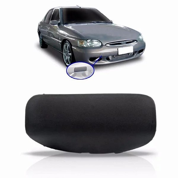 Tampão de para choque escort ford de 1997 a 2002 dianteiro primer zetec